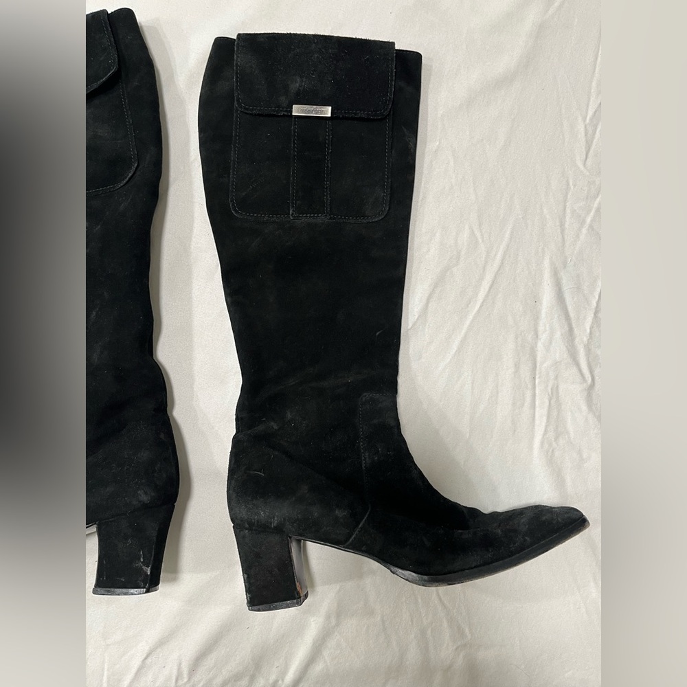 YSL boots with pocket